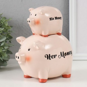 Копилка для денег «Две свинки»