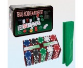 Покерный набор (200 фишек с номиналом + сукно)