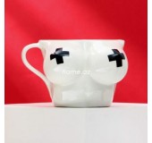 Кружка керамическая Censored, 250 мл, цвет белый