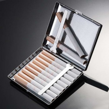 Мужской стальной портсигар