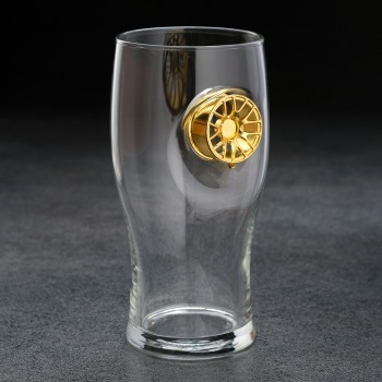 Бокал для пива "Непробиваемый. С диском"