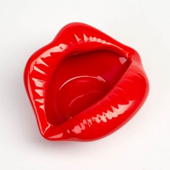 Пепельница «Губы» красная