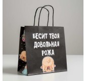 Пакет подарочный «Бесит»