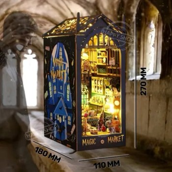 Интерьерный конструктор Книжный румбокс Magic market с подсветкой